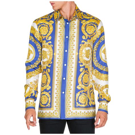 versace dress shirts price|versace long sleeve shirts.